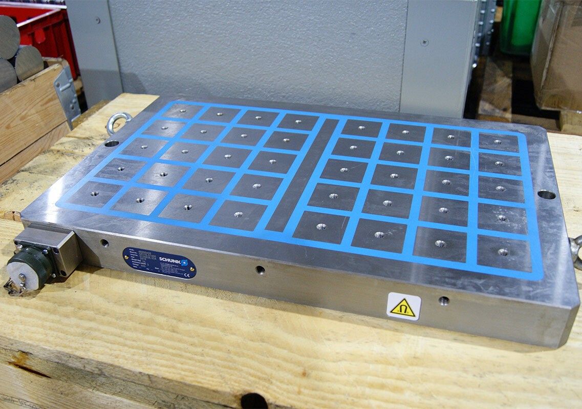 MAGNETSPANNPLATTE ZUM FRÄSEN SCHUNK
